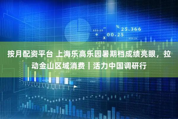 按月配资平台 上海乐高乐园暑期档成绩亮眼，拉动金山区域消费｜活力中国调研行